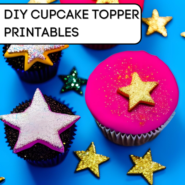 Print & Cut Cupcake Toppers