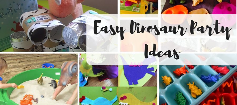 6 Easy Dinosaur Birthday Party Ideas Kate Shelby