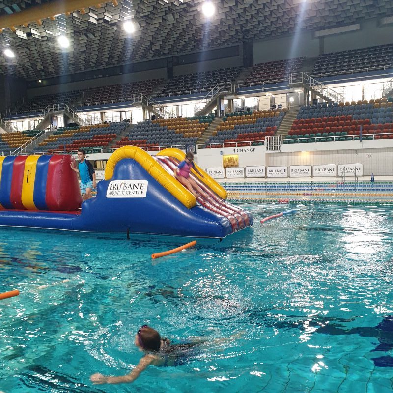 CHANDLER AQUATIC CENTRE Inflatable obstacle course