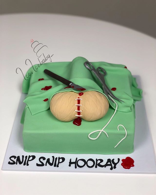 Surgery Vasectomy Cake