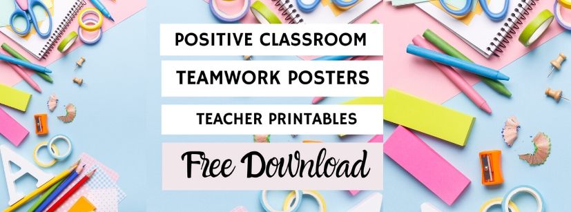 Printable Classroom POSTERS Positive Values Kate Shelby