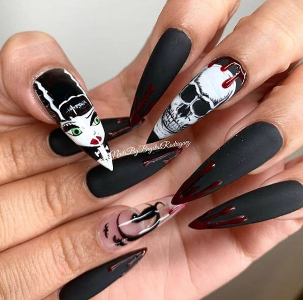 Stunning Fantasy, Horror & Goth Nail Designs - Kate Shelby