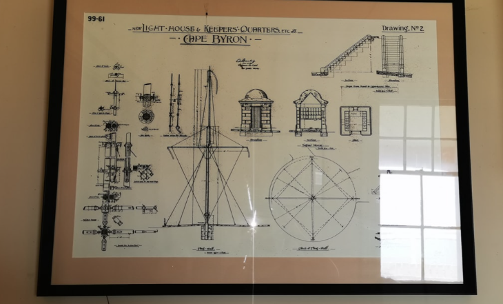 The original plans for the Cape Byron Lighthouse quarters