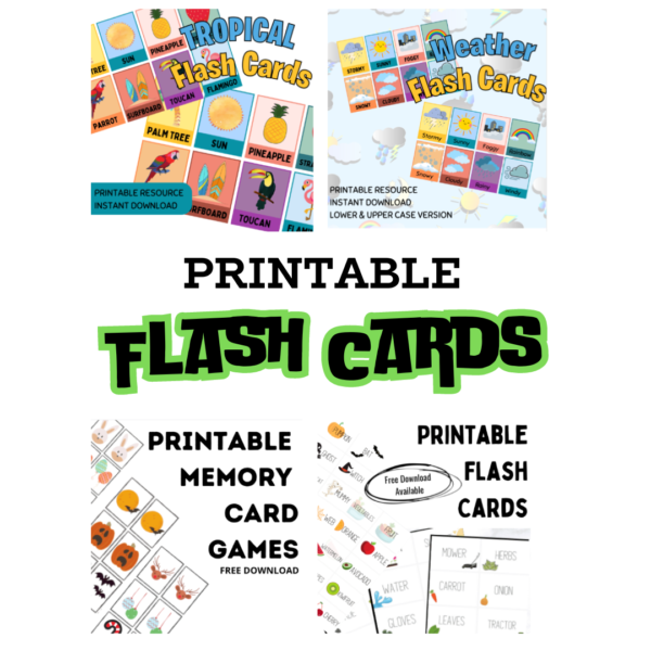 Printable Flash Cards