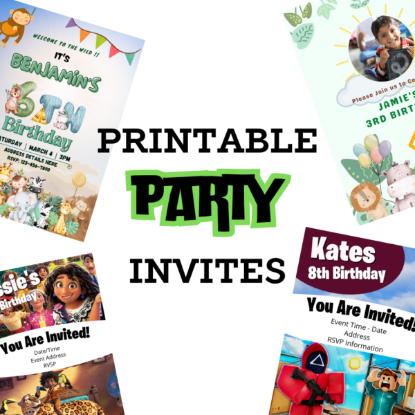 Printable Party Invitations